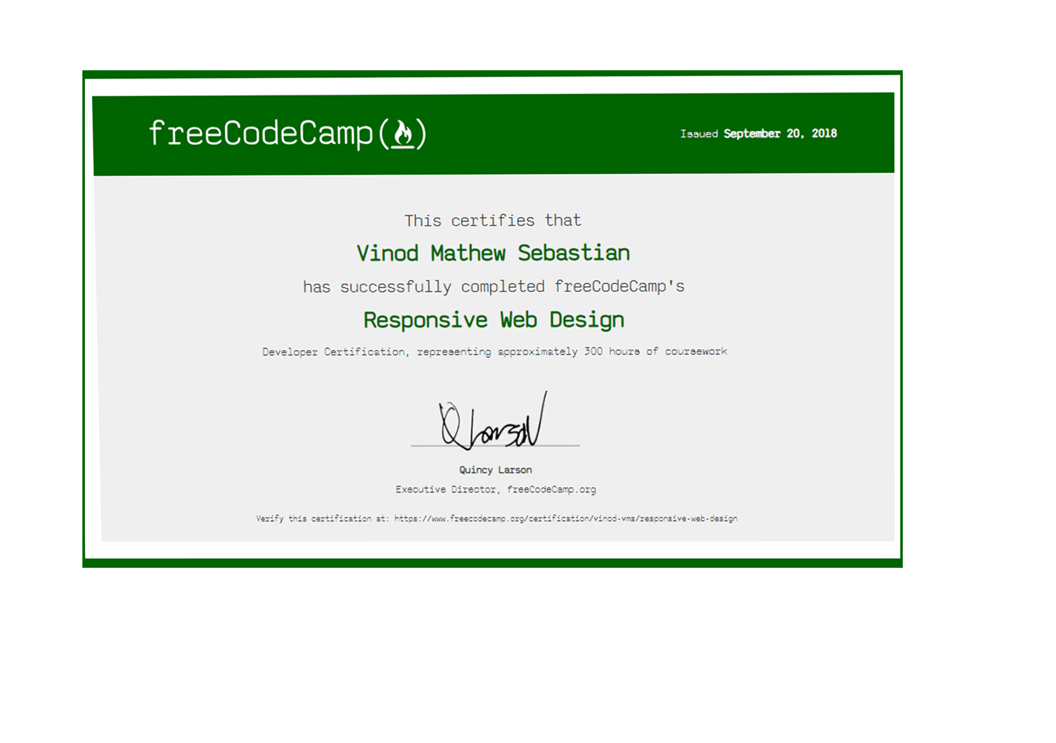 Responsive Design Certification